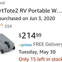 RV 35 Gallon Tote
