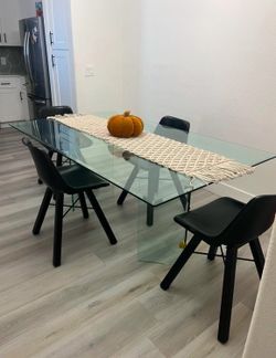 Glass table