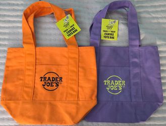 Trader joe's halloween  tote bags