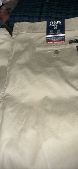 Chaps Men's Khaki Straight Fit Pants 40x30