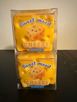 Sweet Mood Cheese Squeeze Toy 2-Pack