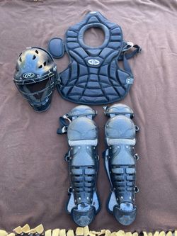 Black Youth Catcher's Gear