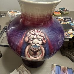 Mid 20th Century Flambé Glaze Chinese Qianlong Mark Vase