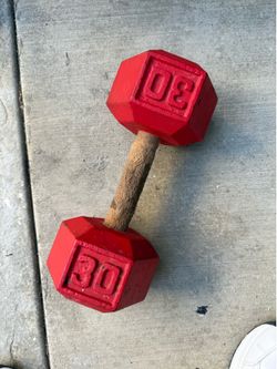 Single 30lb dumbbell