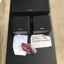 Like New Sony SS-CT301/RC301 Surround Sound Speaker System