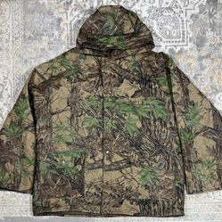 Stearns Dry Wear Hunting Hooded Outdoor Rain Jacket Size XL 