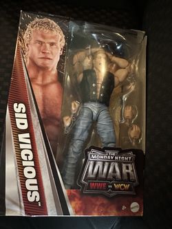 WWE Elite Monday Night Wars Series 10 Sid Vicious Action Figure w/ BAF *In Hand*