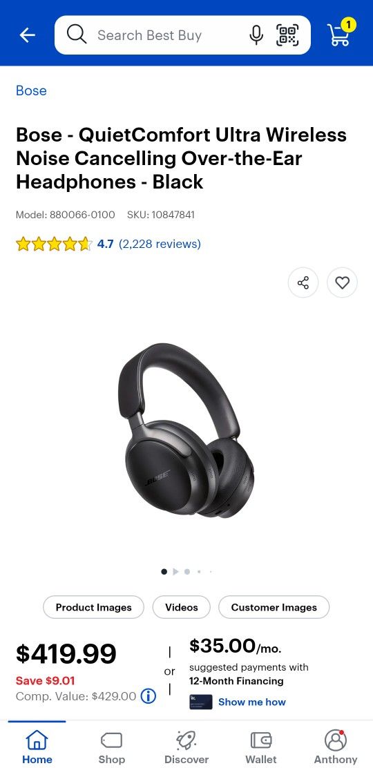 Bose Quiet Comfort Ultra 