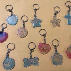 epoxy resin keychains. 3 for $1