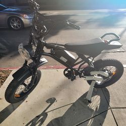 Dirt Bike Style Electric Bicycle 1000w