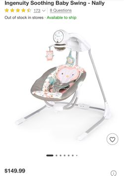 baby girl swing