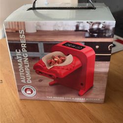 Electric Automatic Dumpling Maker Machine Red Brand New in Box