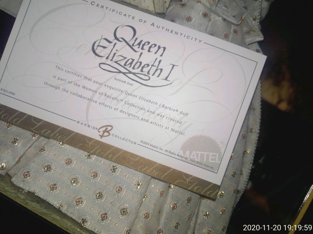 2004 Queen Elizabeth Barbie Doll