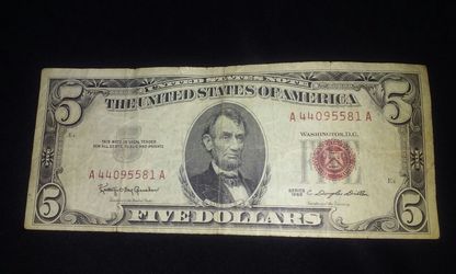 Five dollars collectable