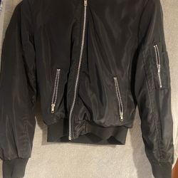Black Bomber Jacket