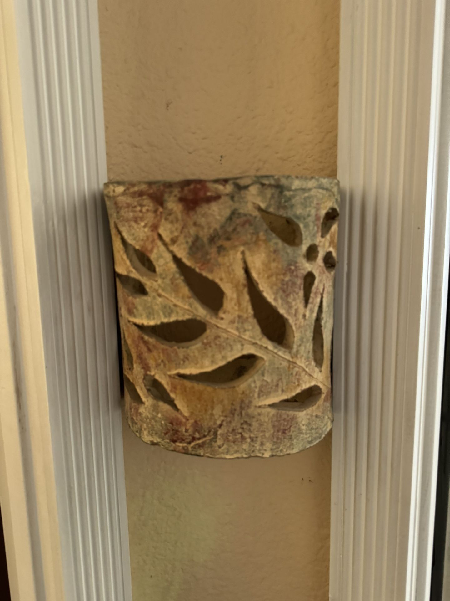 Large Pottery Wall Scone