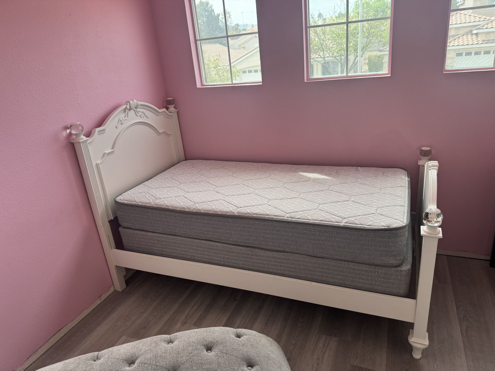 Kids Bed With Mattress And Box Spring