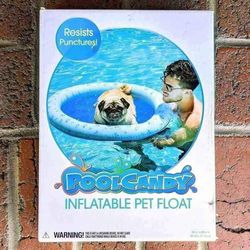 NEW PoolCandy pool float for small medium size dogs or pets up to 35 LBS