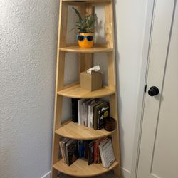 Corner Bookshelf