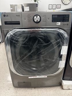 SPECIAL DEAL • LG ThinQ Front Load Washing Machine • One year Warranty Included • Financing Available