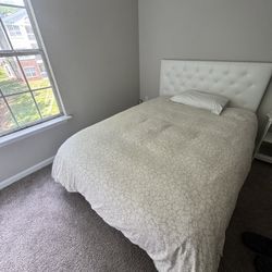 Full Size Bed Frame With Mattress 
