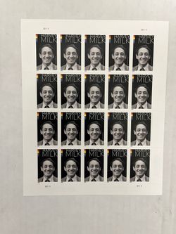 Pride - 2014 - Sheet Of Harvey Milk - Forever Stamps - (New)