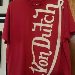 Red Von Dutch Shirt Size Xl
