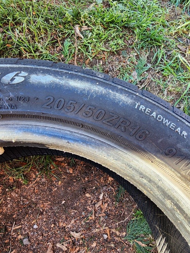 3 Tires Constancy With Some Life On It