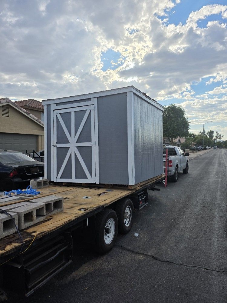 8' x 10' Shed with Two Large Doors & Window
