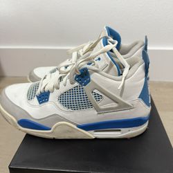 Air Jordan 4 Retro Military Blue 2012 Sz 9