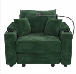 Modern Style Single Sofa With Usb Ports