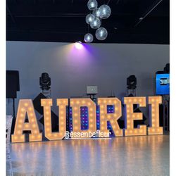 Marquee Letters And Numbers 
