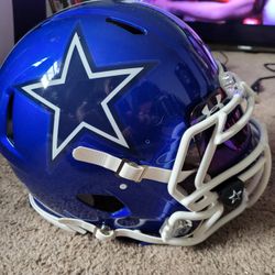 Authentic  Custom Dallas Cowboys Riddell Speed Football Helmet 