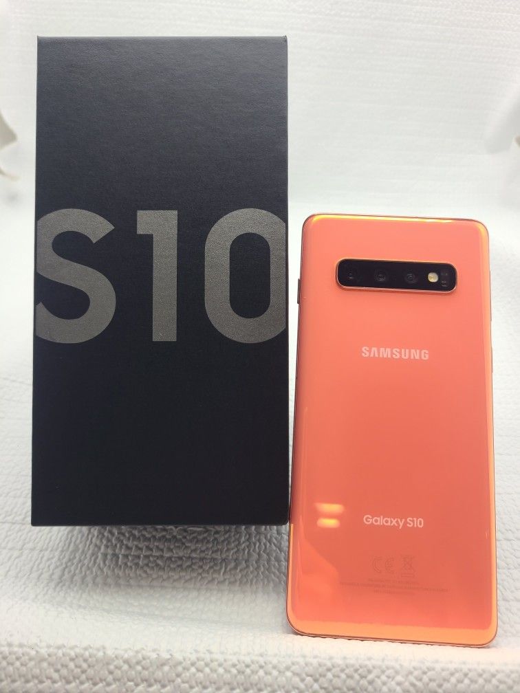 WITH BOX SAMSUNG GALAXY S10 128GB UNLOCKED. DRONE LOWEST WHOLESALE PRICES WITH OPTION TO PAY IN PAYMENTS WITH NO CREDIT CHECKS