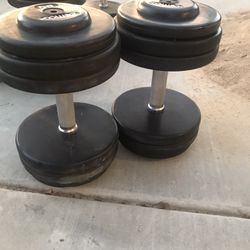 Commercial Grade 60 Lb Dumbell set