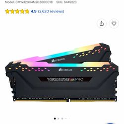 Corsair 64gb of ram DDR4