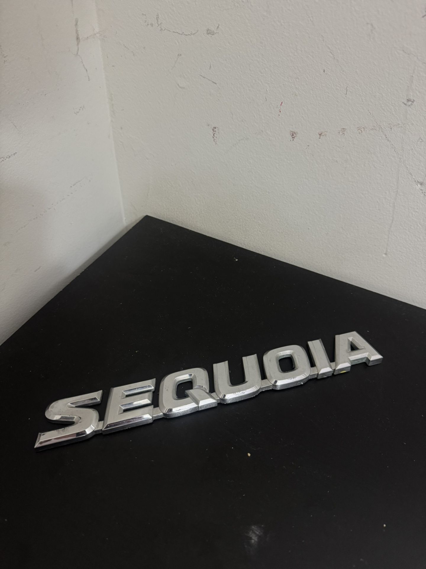 01 02 03 04 05 06 07 TOYOTA SEQUOIA REAR LID CHROME EMBLEM LOGO BADGE OEM