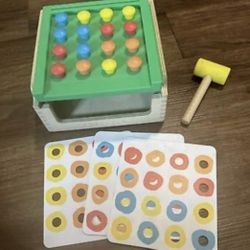 The Investigator Play Kit Match and Tap Hammer Box Montessori Wood T