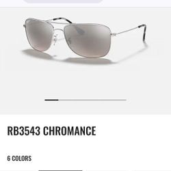 $200 BRAND NEW RB3543 RAYBAN CHROMANCE SUNGLASSES POLARIZED 