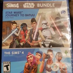 PS4 SIMS 4 STAR Wars Bundle Game New!