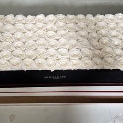 Ricordami Black Suede 132 White Roses