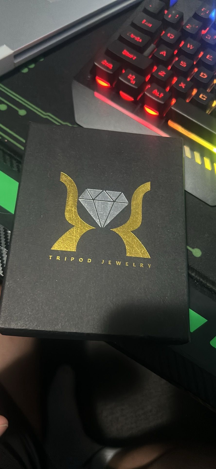 Diamond Gold Silver 18k Cuban Chain