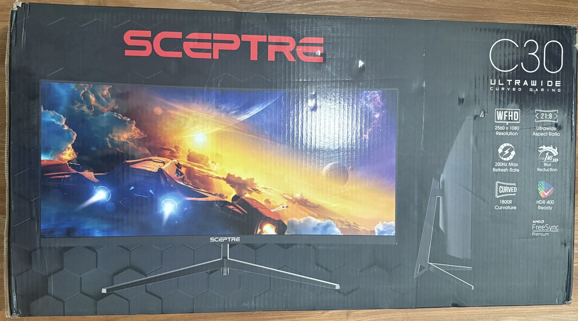 sceptre c30 ultrawide curved gaming monitor