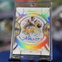 Flawless Kurt Warner On Card Auto 7/25 Gold 