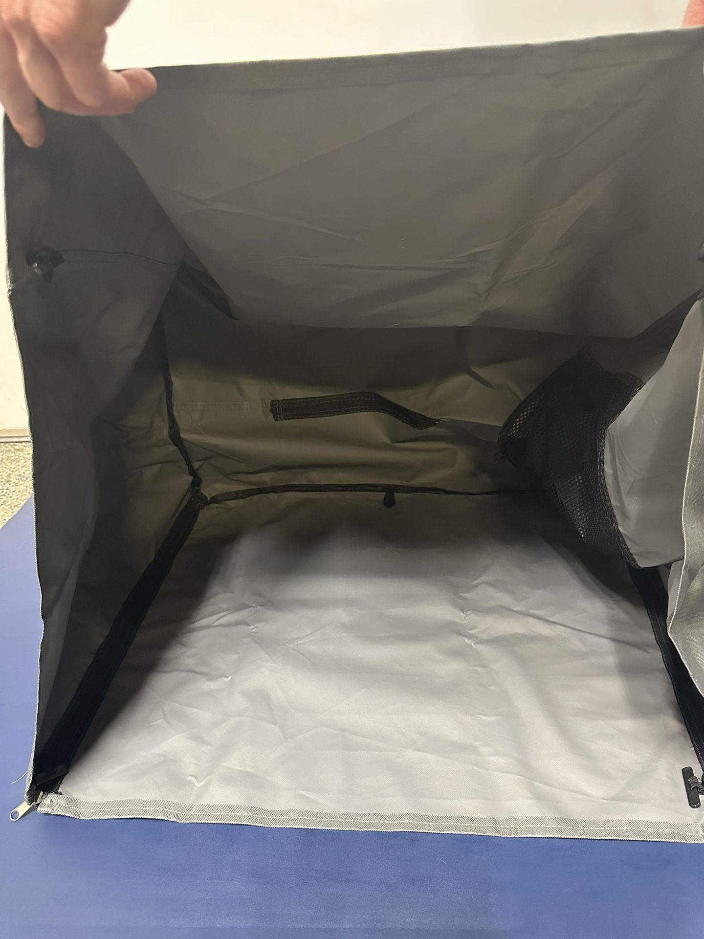 Dog Crate Cover - Gray