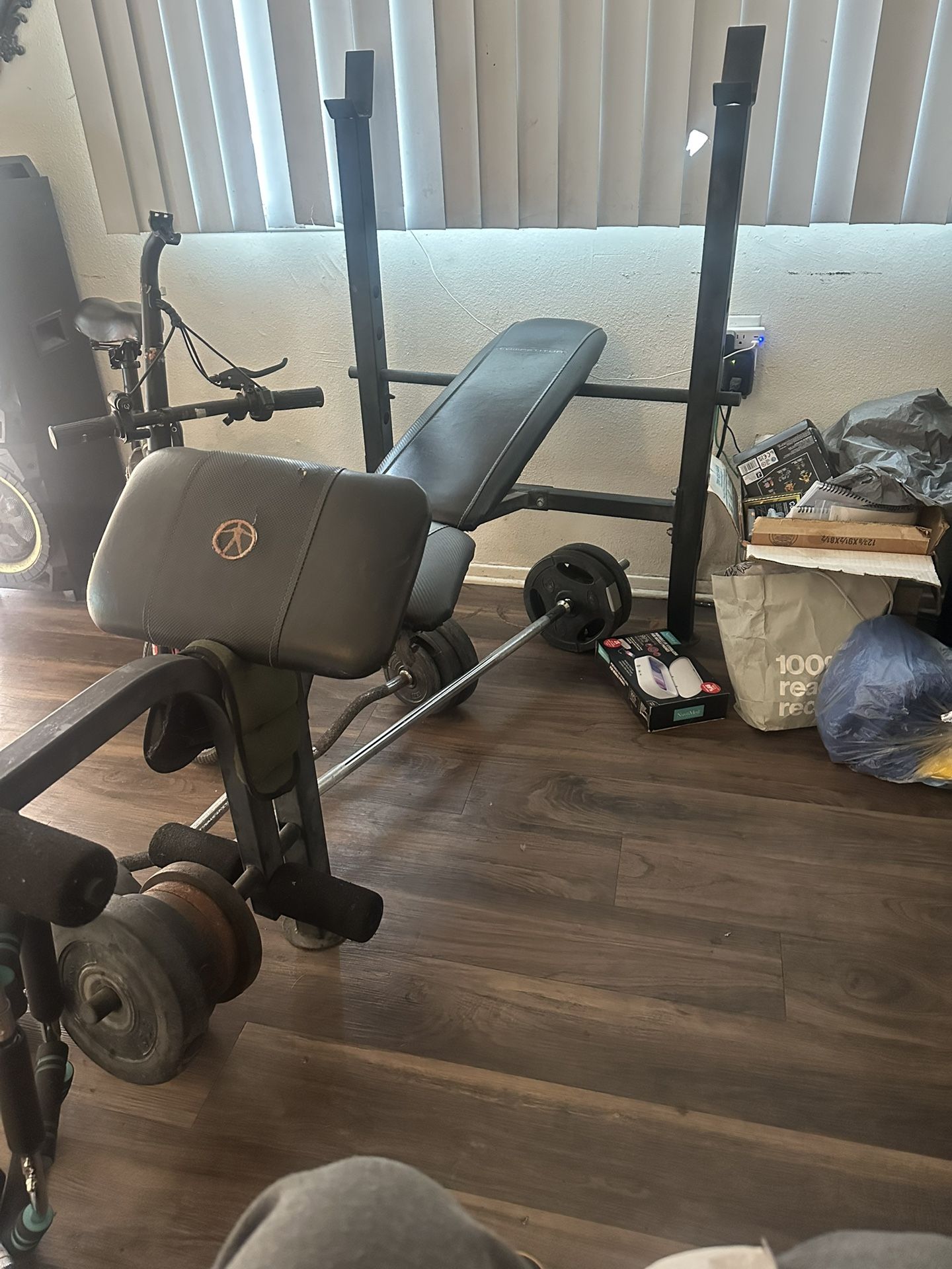 Weight Bench Bench Press Bar