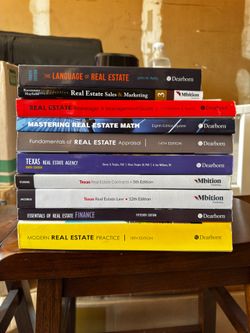 Complete Texas Real Estate Textbook Bundle – 10 Books | TREC Exam Prep | Dearborn & Mbition | Save $$$!