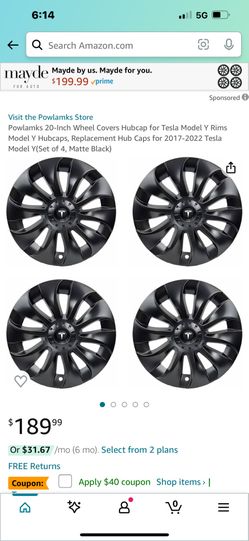 Tesla Wheel Covers