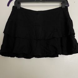 Black Skirt Skort Size M 