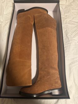 J.Crew Cow Suede Over the Knee Boot Size 6